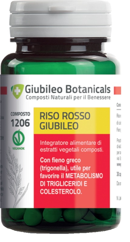GIUBILEO BOTANICALS RISO ROSSO 30 CAPSULE - FARMACIA33