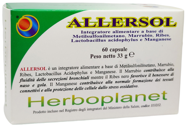 ALLERSOL 60 CAPSULE - FARMACIA33