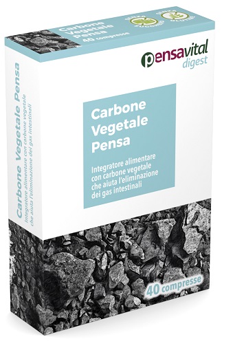 CARBONE VEGETALE PENSA 40 COMPRESSE - FARMACIA33
