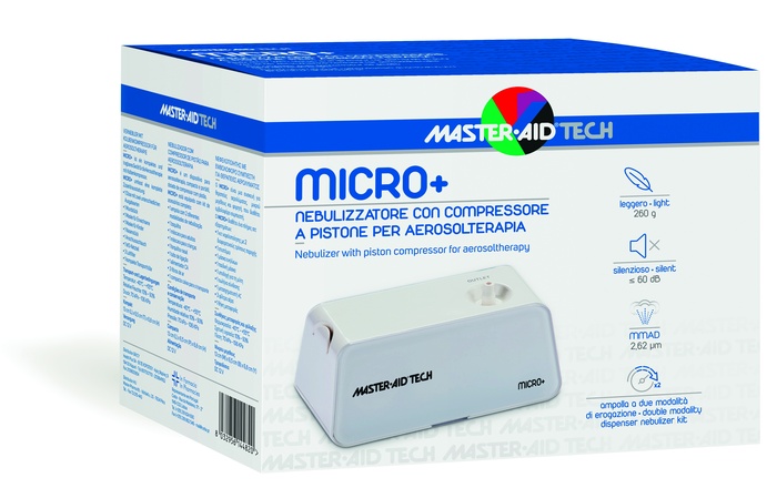 NEBULIZZATORE PISTONE MASTER AID TECH MICRO+ - FARMACIA33