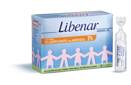 LIBENAR 18 FIALE AEROSOL IPERTONICHE 3% - FARMACIA33