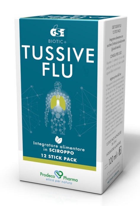 GSE TUSSIVE FLU 12 STICKPACK - FARMACIA33