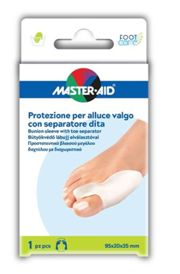PROTEZIONE MASTER-AID PER ALLUCE VALGO CON SEPARATORE DITA INTEGRATO 1 PEZZO - FARMACIA33