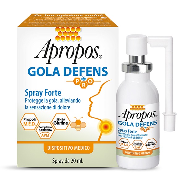 APROPOS GOLA DEFENS PRO SPRAY FORTE 20 ML - FARMACIA33