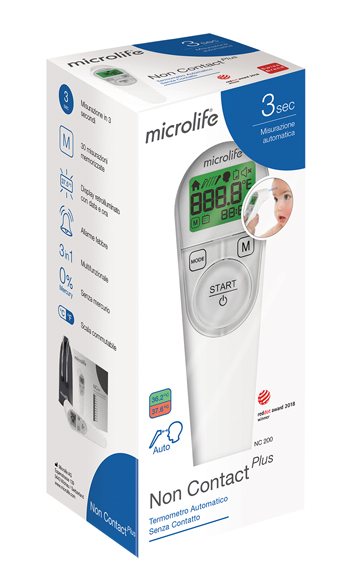TERMOMETRO FRONTALE MICROLIFE NO CONTACT PLUS NC200 - FARMACIA33