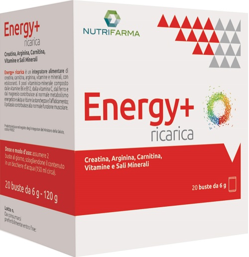 ENERGY+ RICARICA 20 BUSTINE - FARMACIA33