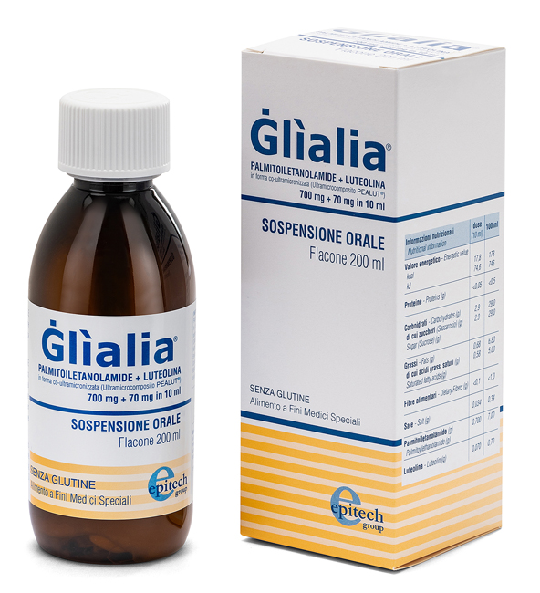 GLIALIA SOSPENSIONE ORALE 700 MG + 70 MG 200 ML - FARMACIA33