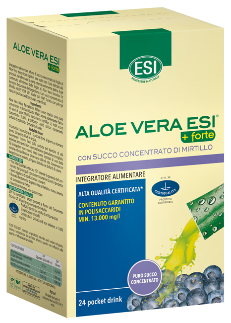 ESI ALOE VERA SUCCO + FORTE MIRTILLO 24 POCKET DRINK - FARMACIA33