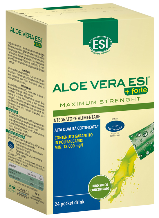 ESI ALOE VERA SUCCO + FORTE 24 POCKET DRINK - FARMACIA33