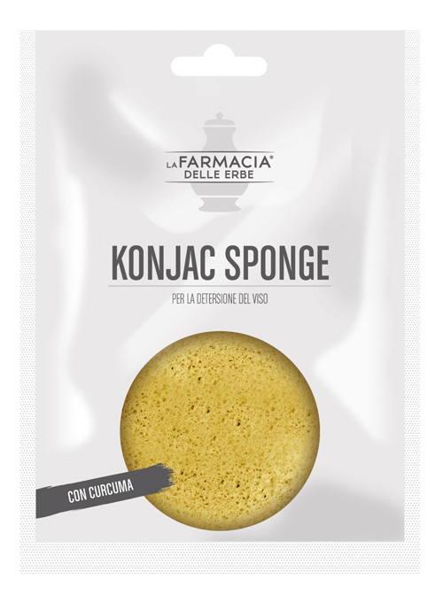FDE KONJAC SPONGE CURCUMA 1 PEZZO - FARMACIA33
