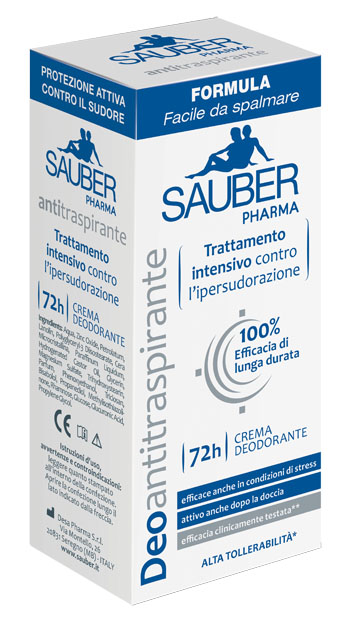 SAUBER DEOANTITRASPIRANTE 72H CREMA 30 ML - FARMACIA33