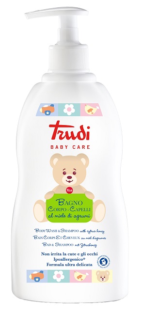 TRUDI BABY CARE BAGNO CORPO/CAPELLI 500 ML - FARMACIA33