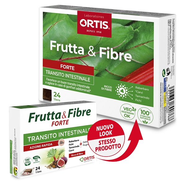 FRUTTA & FIBRE FORTE 24 CUBETTI - FARMACIA33