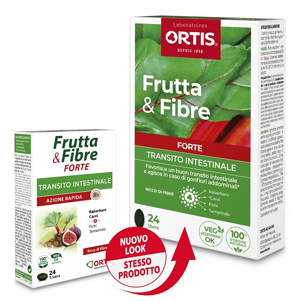 FRUTTA & FIBRE FORTE 24 COMPRESSE - FARMACIA33