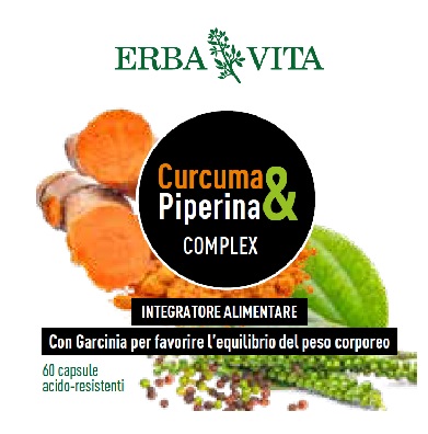CURCUMA&PIPERINA COMPLEX 60 CAPSULE - FARMACIA33