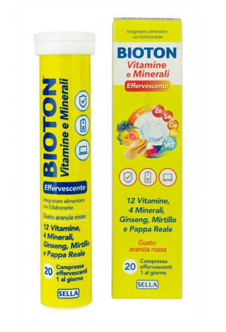 BIOTON VITAMINE E MINEALI 20 COMPRESSE - FARMACIA33