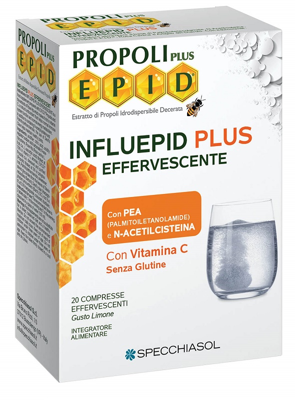 INFLUEPID PLUS EFFERVESCENTE PEA 20 COMPRESSE - FARMACIA33