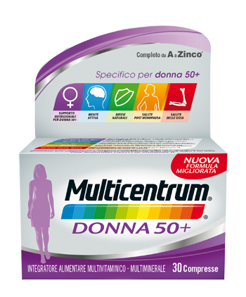 MULTICENTRUM DONNA 50+ 60 COMPRESSE - FARMACIA33
