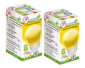 COLPHARMA LAMPADINA LED ANTIZANZARA 8 WATT - FARMACIA33