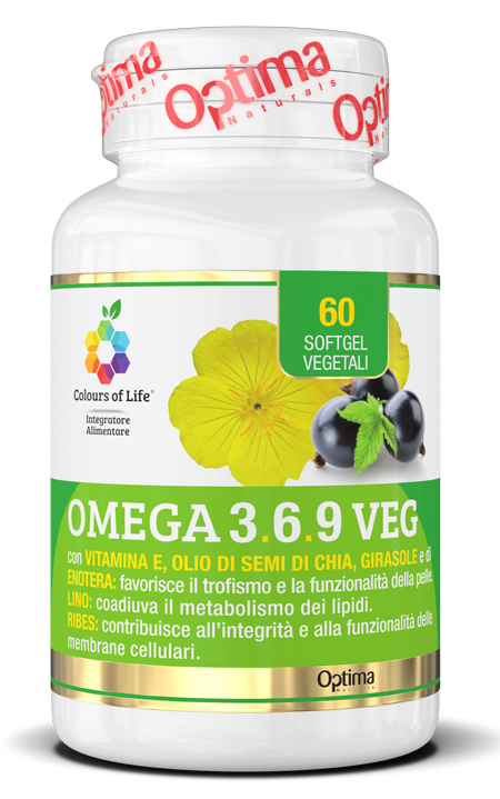 COLOURS OF LIFE OMEGA 3-6-9 VEG 60 SOFT GEL - FARMACIA33