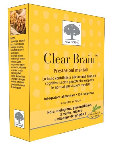 CLEAR BRAIN 120 COMPRESSE - FARMACIA33