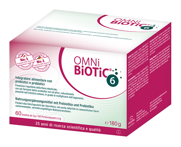 OMNI BIOTIC 6 POLVERE 60 BUSTINE DA 3 G - FARMACIA33