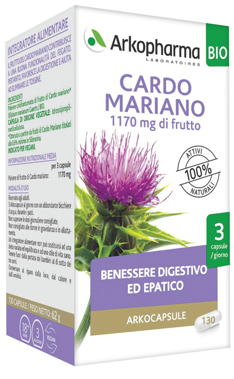ARKO CAPSULE CARDO MARIANO 130 CAPSULE - FARMACIA33