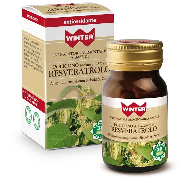 WINTER POLIGONO ESTRATTO 98% IN RESVERATROLO 30 CAPSULE VEGETALI - FARMACIA33