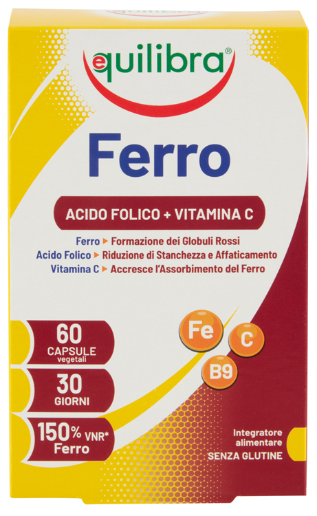 FERRO PIU' VITAMINA C 60 PERLE - FARMACIA33
