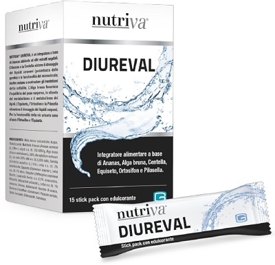 NUTRIVA DIUREVAL 15 STICK PACK DA 10 ML - FARMACIA33