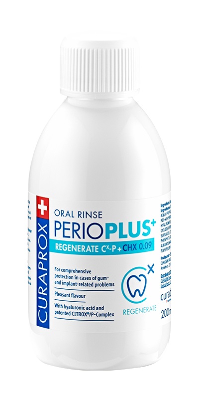 CURAPROX PERIOPLUS+ REGENERATE CHX 0,09% 200 ML - FARMACIA33