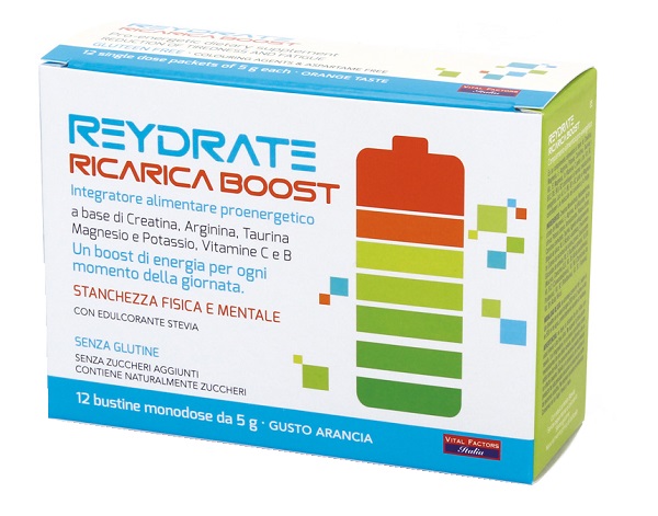 REYDRATE RICARICA BOOST 12 BUSTINE - FARMACIA33