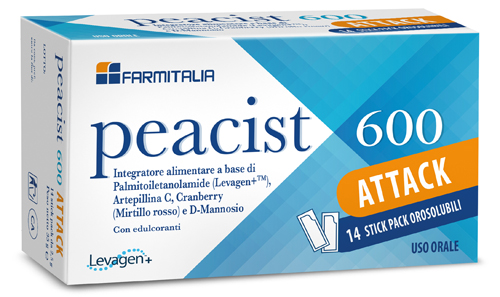 PEACIST 600 ATTACK 14 STICK PACK OROSOLUBILI - FARMACIA33