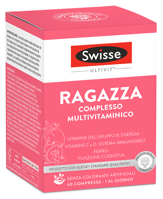 SWISSE MULTIVITAMINICO RAGAZZA 60 COMPRESSE - FARMACIA33