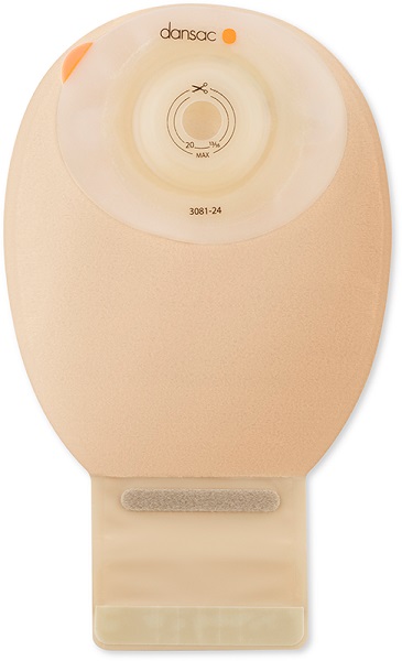 DANSAC NOVALIFE TRE 1 SACCA APERTA OPACA SOFTCONVEX MAXI PER ILEOSTOMIA CON FINESTRA RITAGLIABILE 15-54MM 500 ML 10 PEZZI - FARMACIA33