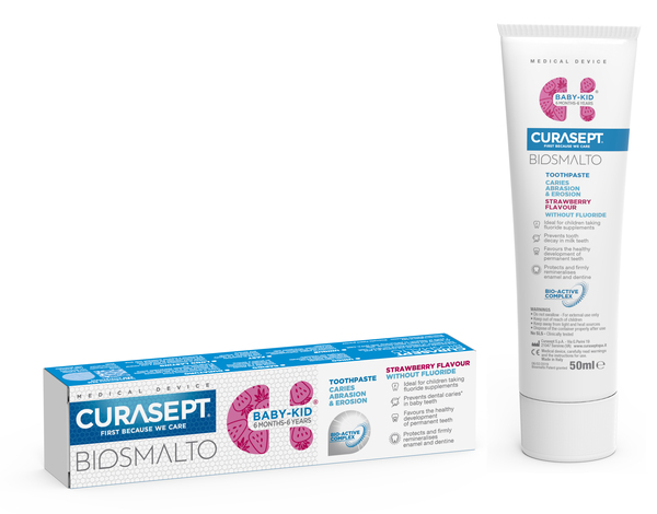 CURASEPT BIOSMALTO BABY KID SENZA FLUORO 50 ML - FARMACIA33