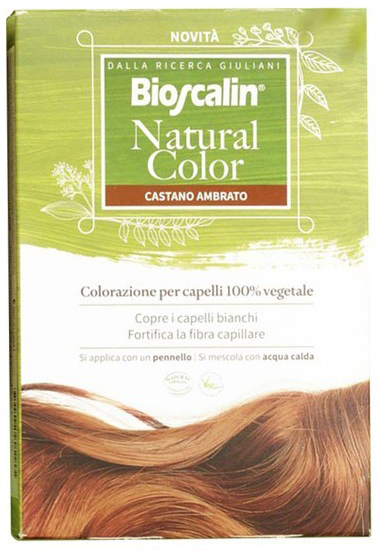 BIOSCALIN NATURAL COLOR CASTANO AMBRATO 70 G - FARMACIA33