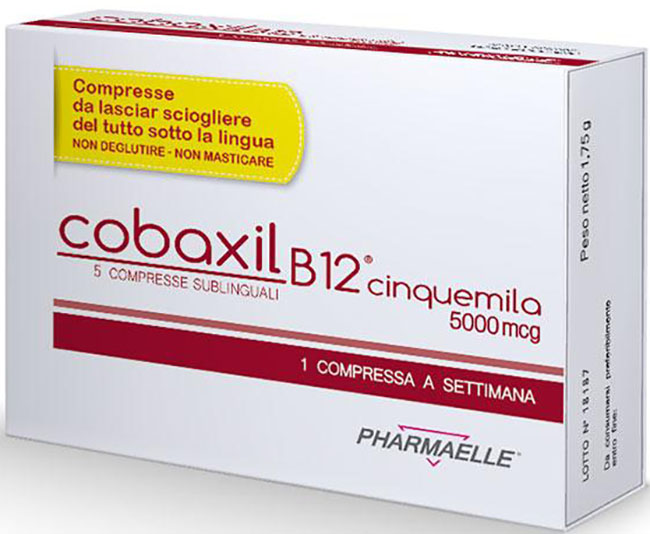 COBAXIL B12 5000MCG 5 COMPRESSE SUBLINGUALI - FARMACIA33