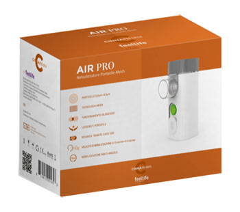 AIR PRO NEBULIZZATORE PORTATILE MESH - FARMACIA33