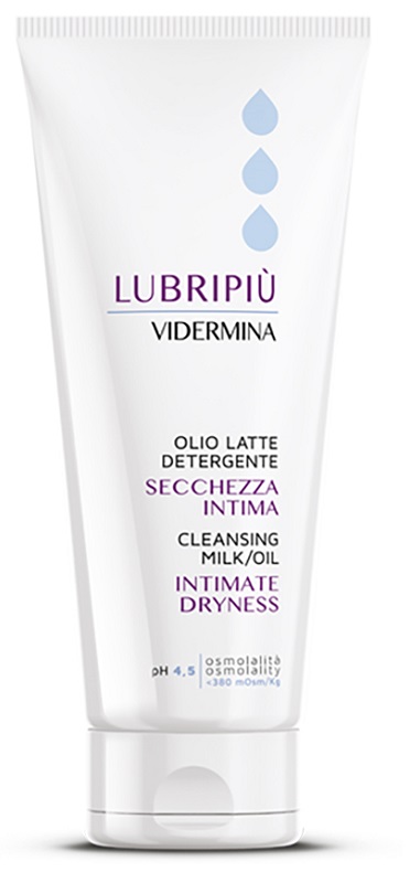 VIDERMINA LUBRIPIU' OLIO LATTE DETERGENTE SECCHEZZA INTIMA 200 ML - FARMACIA33