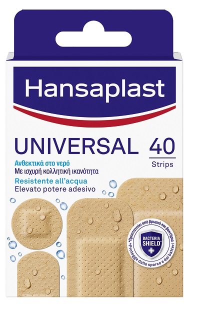 CEROTTO HANSAPLAST UNIVERSAL ASSORTITI 40 PEZZI - FARMACIA33