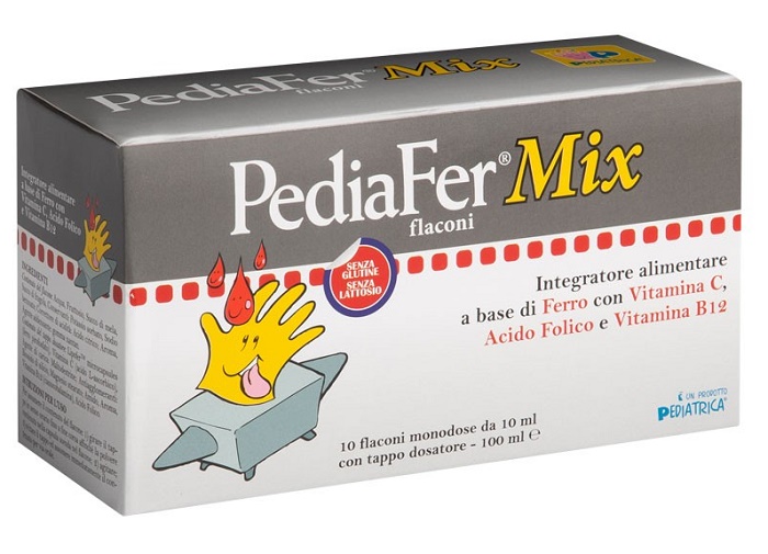 PEDIAFER MIX 10 FLACONI DA 10 ML - FARMACIA33