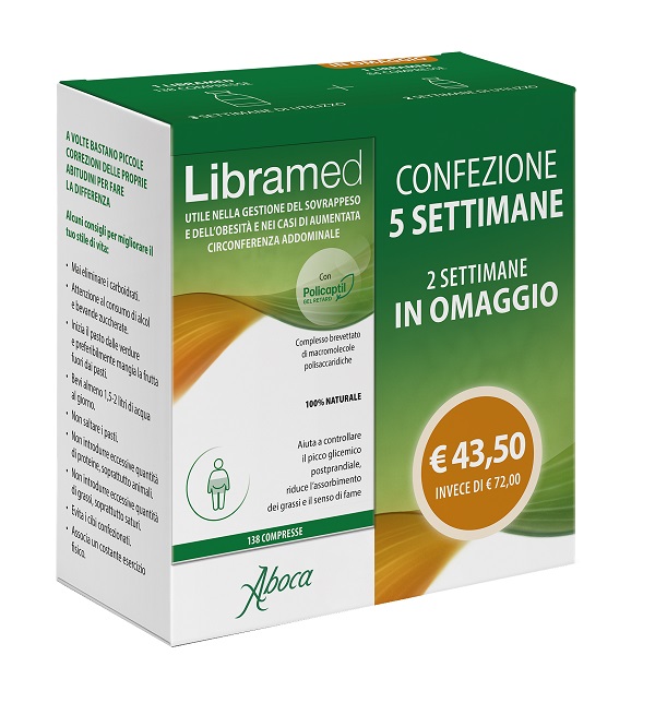 LIBRAMED TRATTAMENTO 5 SETTIMANE 138 + 84 COMPRESSE - FARMACIA33
