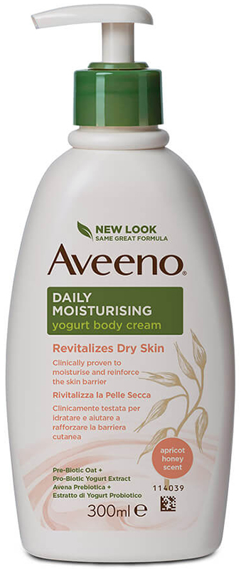 AVEENO CREMA CORPO YOGURT ALBICOCCA&MIELE 300 ML - FARMACIA33