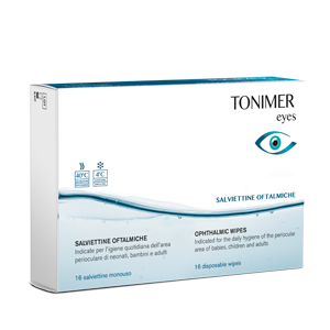 TONIMER EYES SALVIETTINE OFTALMICHE 16 PEZZI - FARMACIA33
