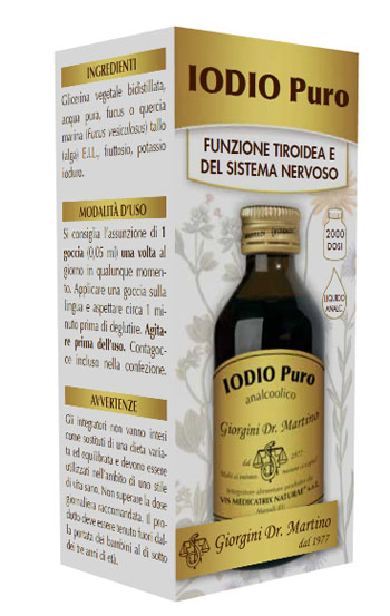 IODIO PURO ANALCOLICO 100 ML - FARMACIA33