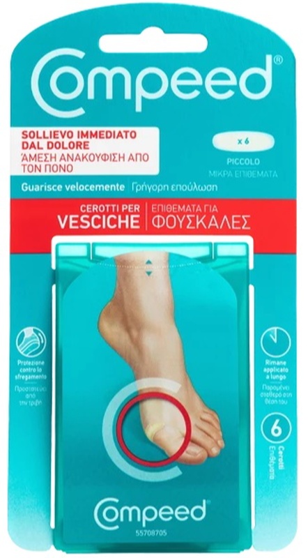 COMPEED CEROTTI PER VESCICHE PICCOLO 6 PEZZI - FARMACIA33