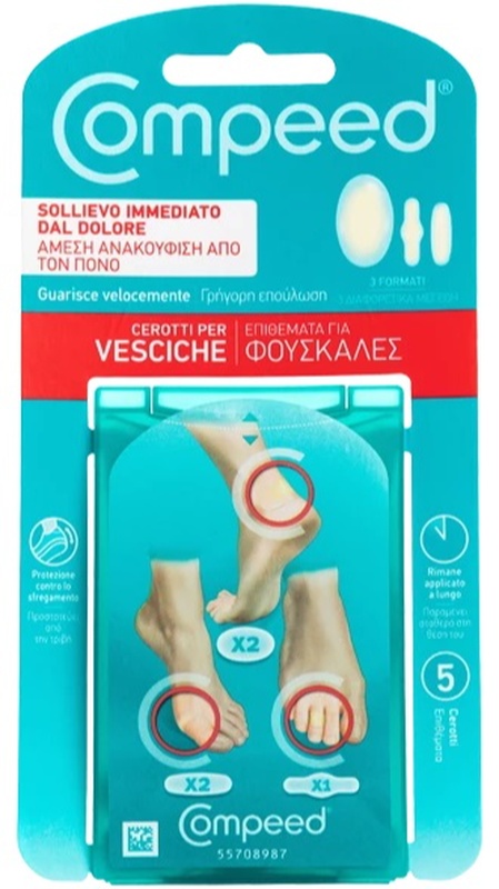 COMPEED CEROTTI PER VESCICHE MISTO 5 PEZZI - FARMACIA33