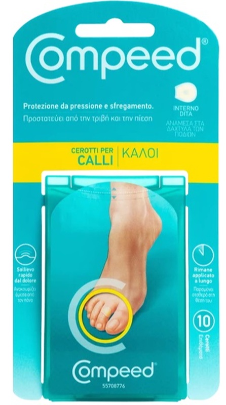 COMPEED CEROTTI PER CALLI INTERNO DITA 10 PEZZI - FARMACIA33
