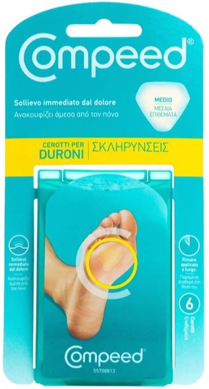 COMPEED CEROTTI PER DURONI MEDIO 6 PEZZI - FARMACIA33